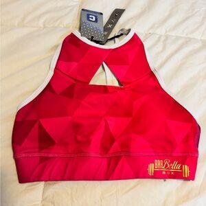 The Chestee Women's Hot Pink Sports Bra